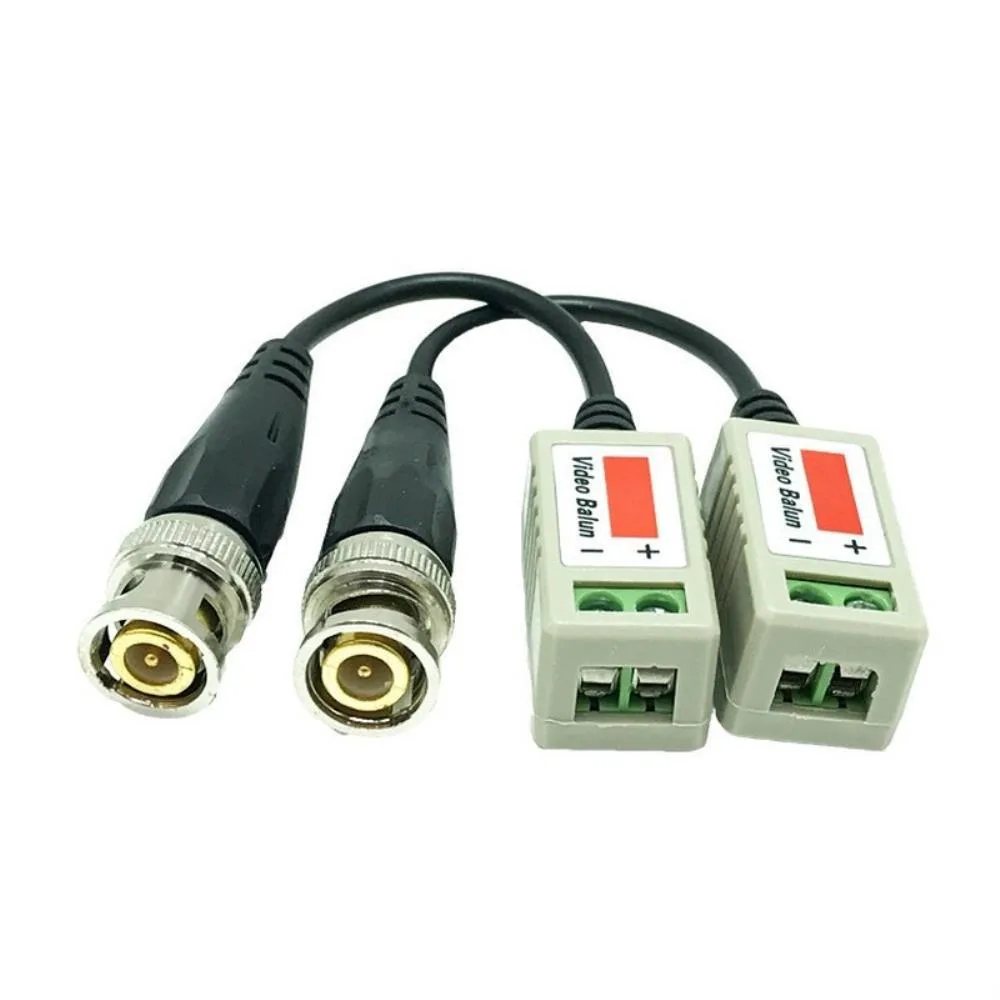 Ruth's sister Ruth's sister International Power Cord 2Pcs AHD/CVI/TVI BNC UTP Balun — product photo