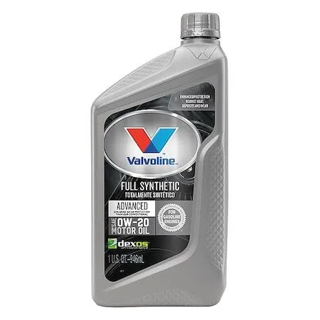 Amber synthetic oil in a 32 oz bottle