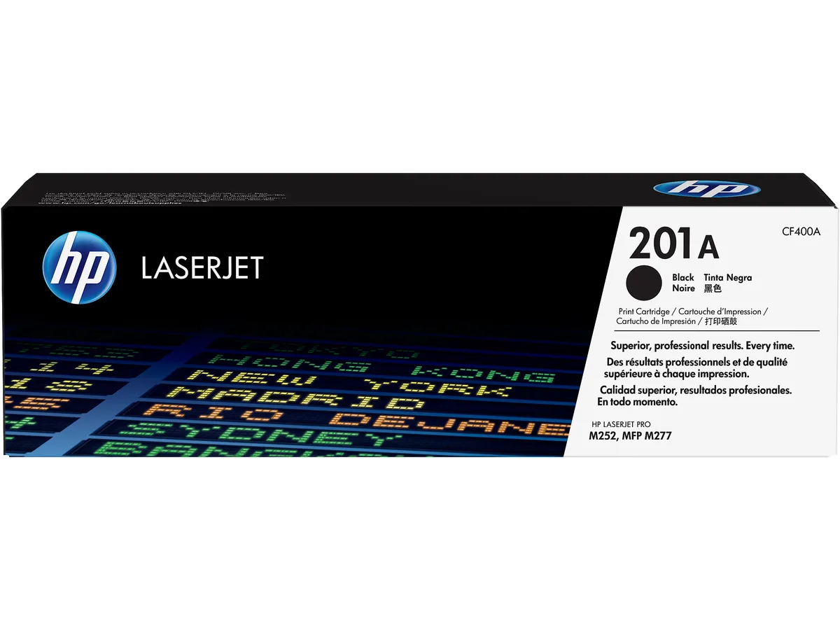 HP HP CF400A 201A Black Toner Cartridge 1500 Pages — product photo