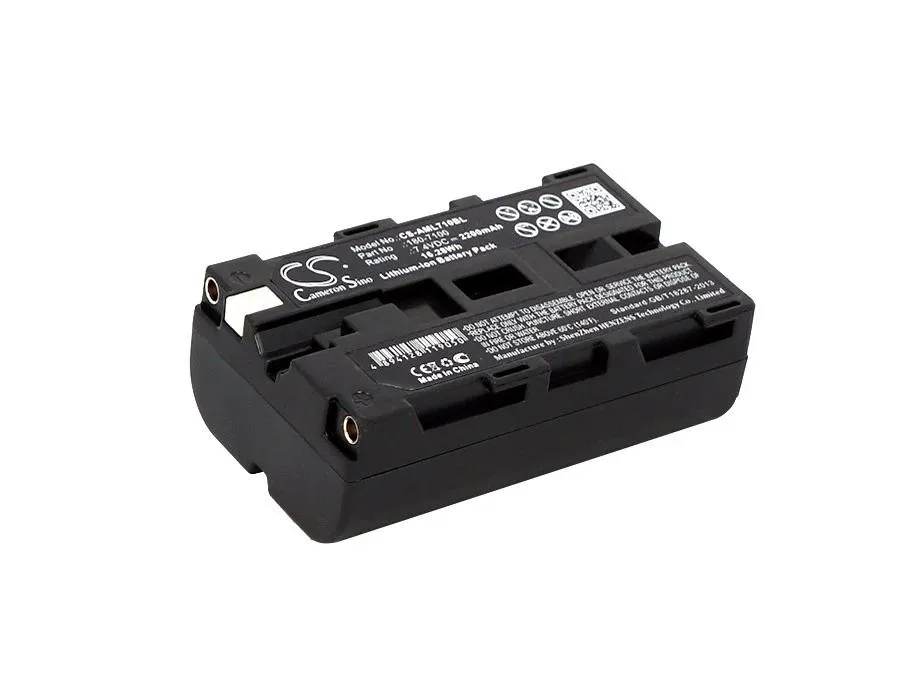 Rectangular replacement battery pack with silver label, new condition