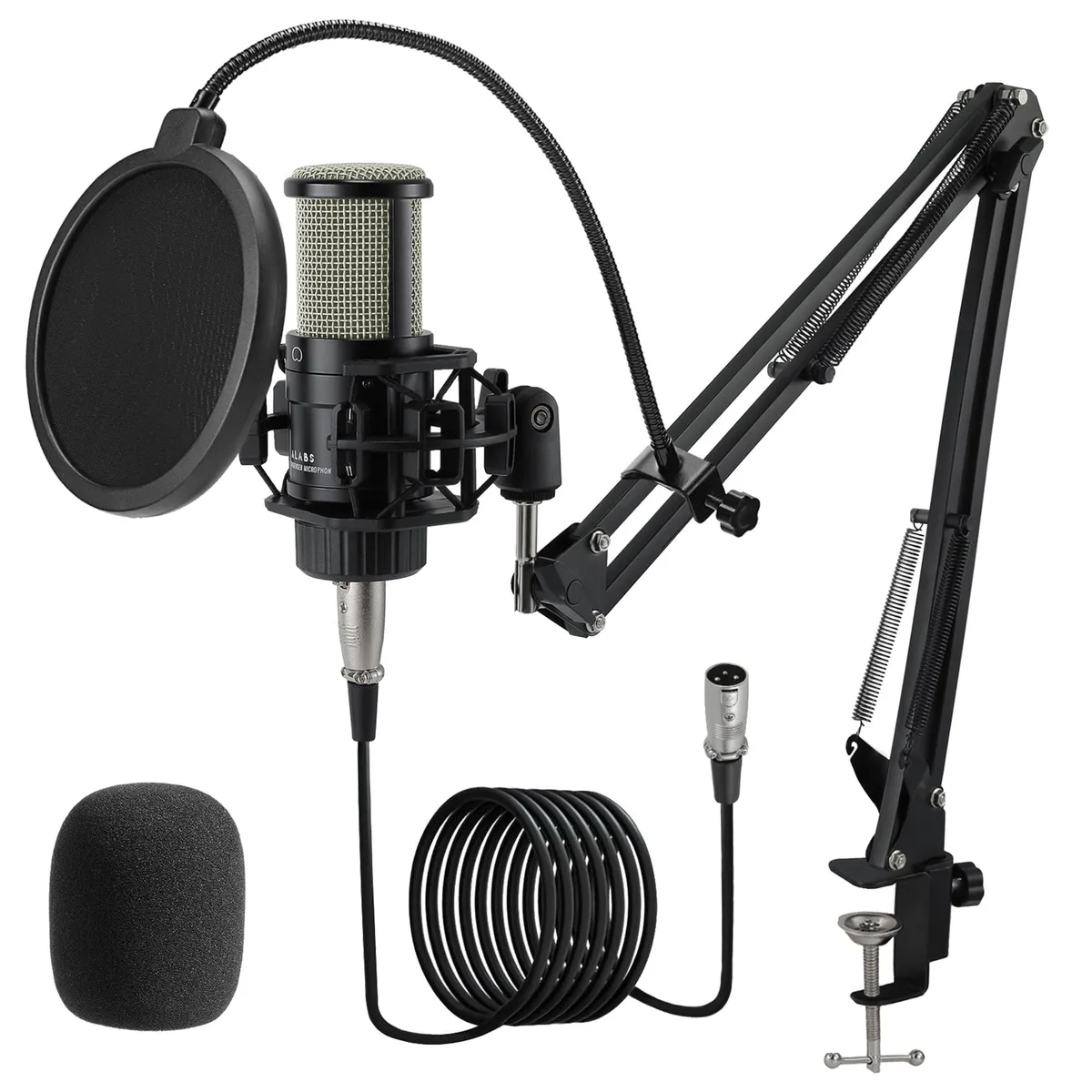  ALABS AC22 XLR Condenser Microphone Kit 25mm Silver — product photo