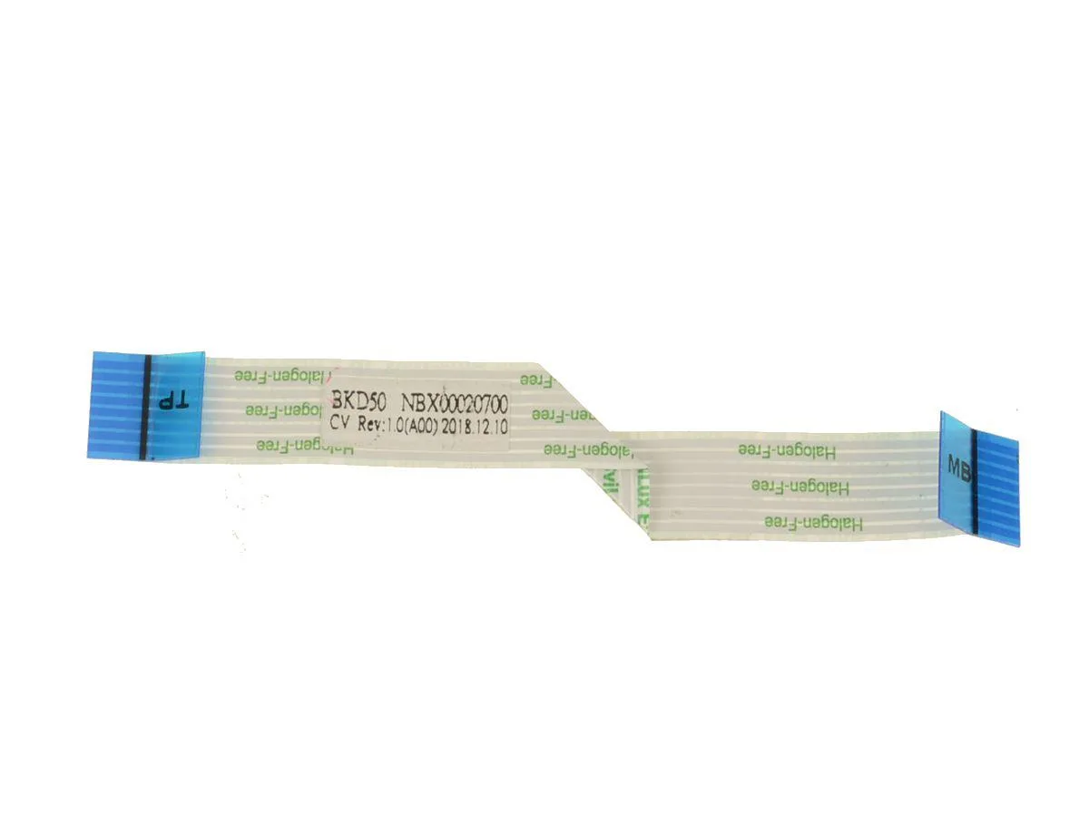 Flat orange ribbon cable with black connectors for Dell Vostro 15 5568 touchpad