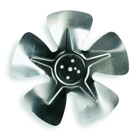 Aluminium five-blade propeller, 9 inch diameter, 30 degree pitch
