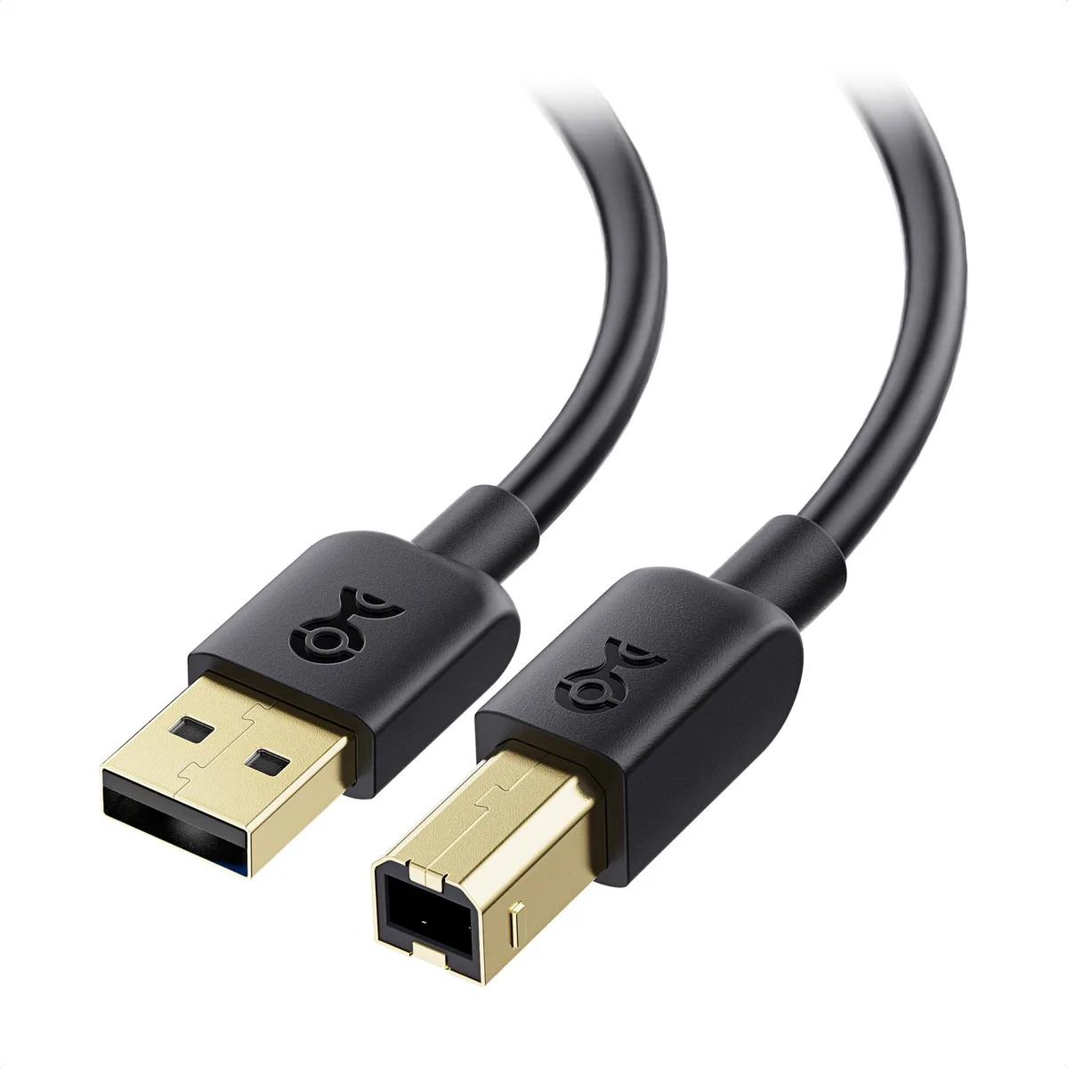 No Sew No Sew USB A to B Cable 10ft Black 480 Mbps — product photo