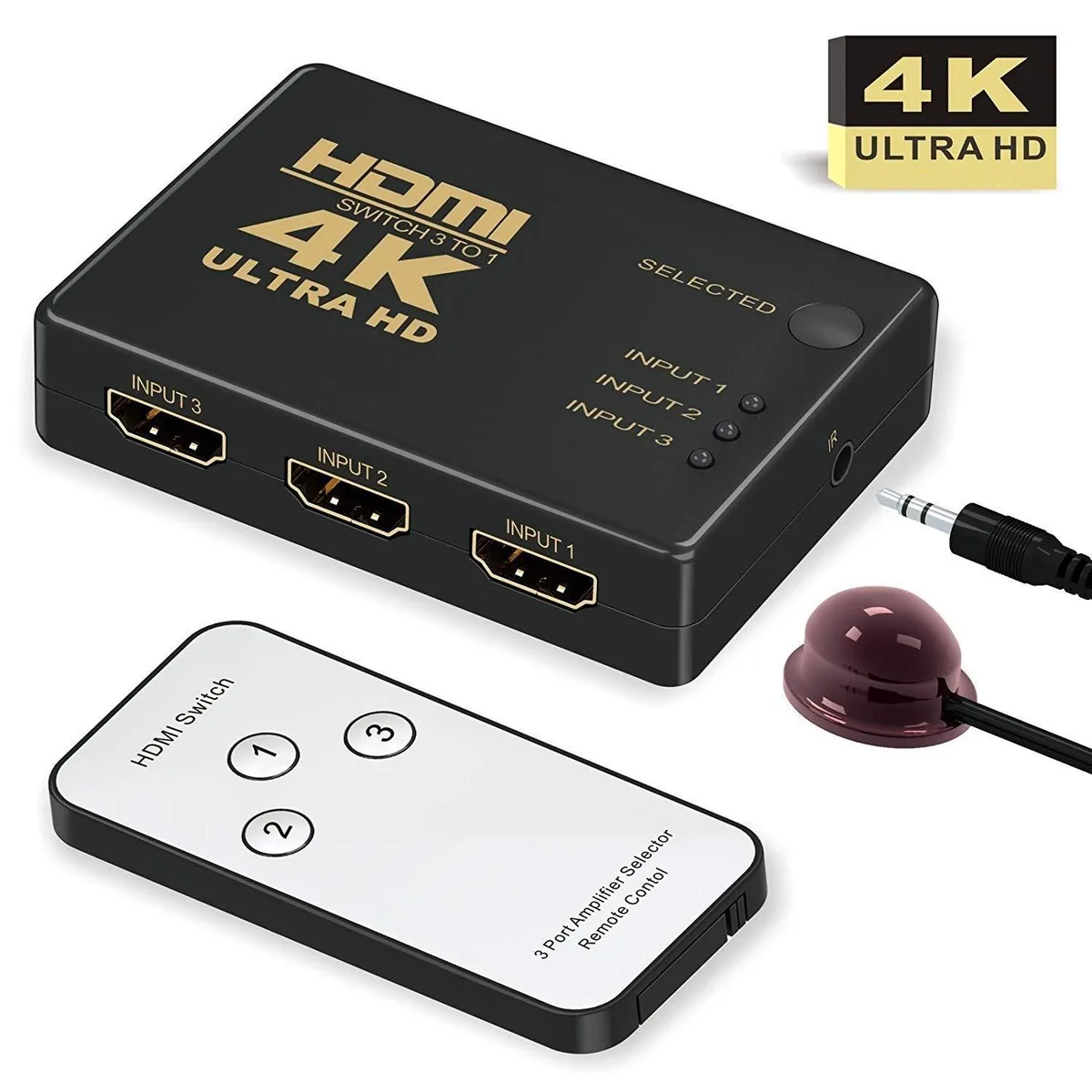 WRIARICH WRIARICH SLF-HD112 3-port HDMI video switch 1080p 250 MHz — product photo