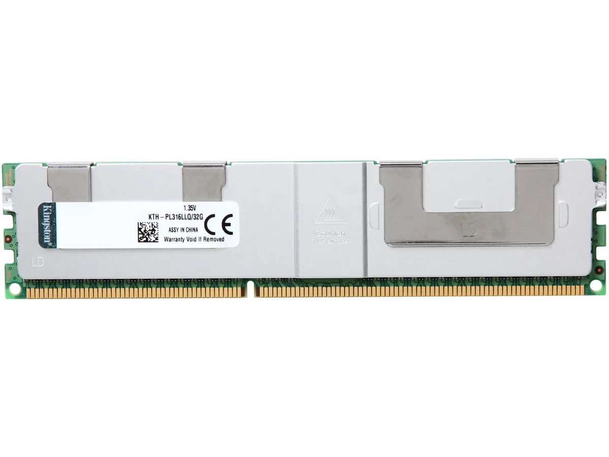 Kingston Technology Corp. Kingston Technology Corp. KTH-PL316LLQ/32G 32GB DDR3L 1600 LRDIMM server RAM — product photo