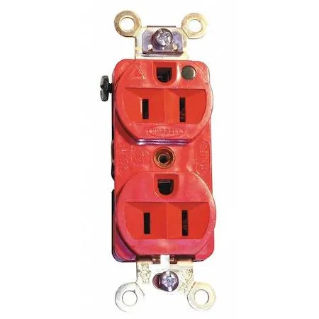 Hubbell Incorporated Hubbell Incorporated IG8200R 15 A 125 V 5-15R Duplex Straight Blade Receptacle — product photo