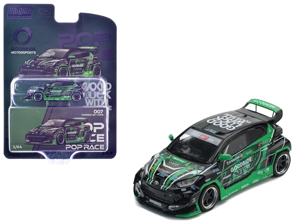 Pop Race Pop Race Pandem GR Yaris RHD Goodride Motorsports Enigma Exclusive Edition 1/64 Hobby Collectible — product photo