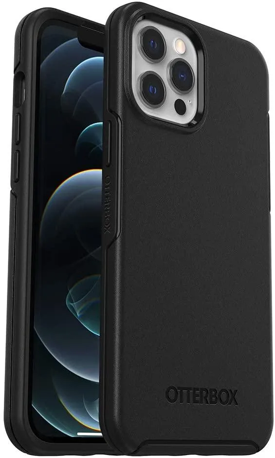 OtterBox OtterBox Symmetry Series+ MagSafe Case for iPhone 12 Pro Max - Black — product photo
