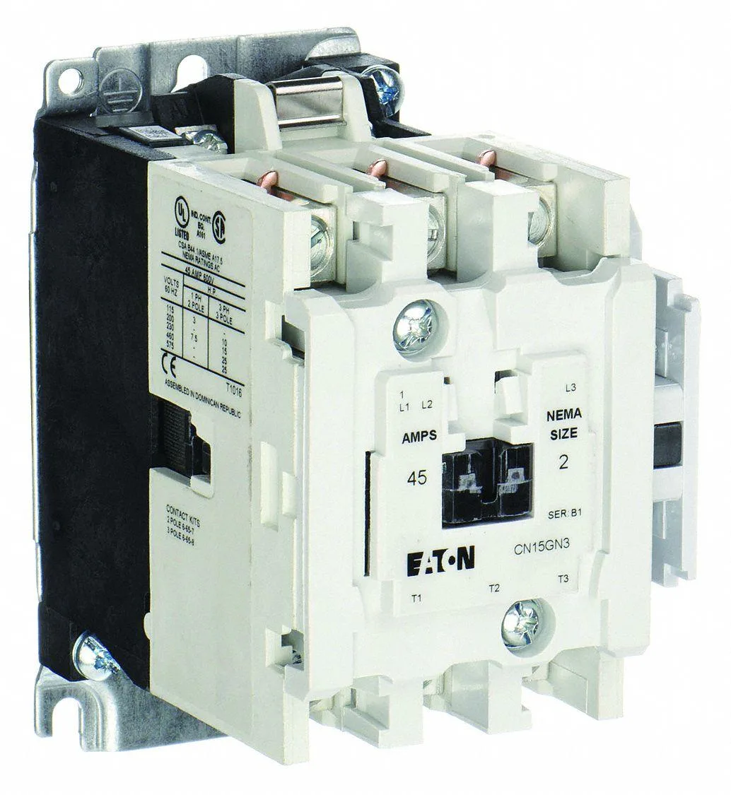 Eaton Eaton CN15GN3AB 120VAC 3P 45A NEMA 2 Non-Reversing Contactor — product photo