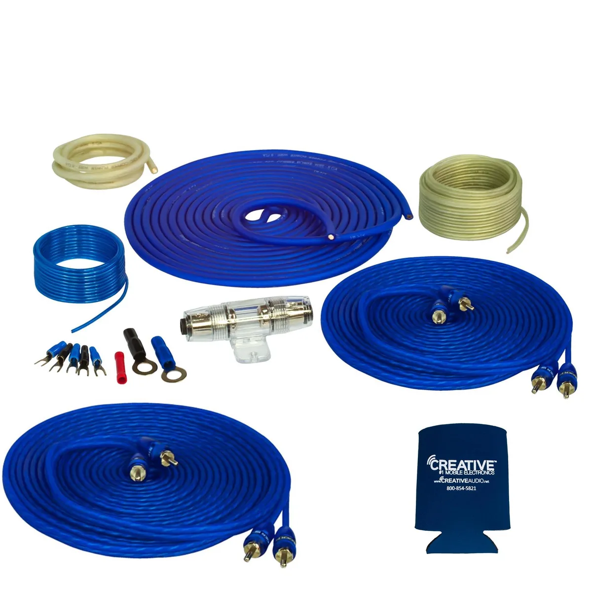 STINGER STINGER 8GA 600W Amp Wiring Kit with 17ft RCA Bundle Factory Integration — product photo