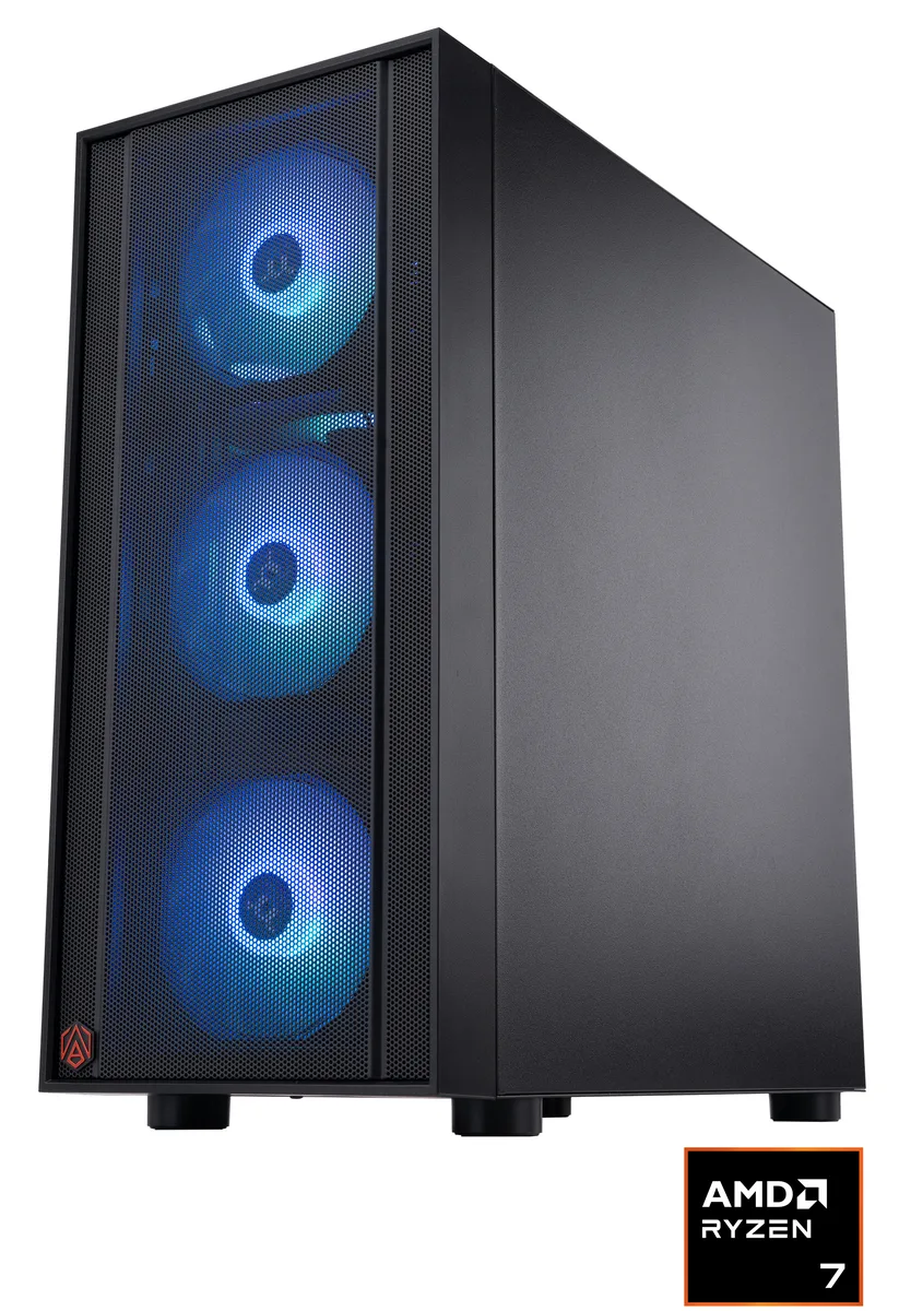 ABS ABS ER9800X3D5080 gaming PC Ryzen 7 9800X3D RTX 5080 32GB DDR5 2TB NVMe — product photo