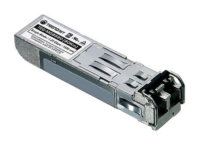 TRENDnet TRENDnet TEG-MGBS80 SFP transceiver 80 km 1550 nm 1.25 Gbps — product photo