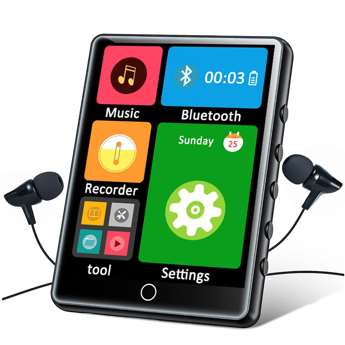  HOVOYNN M10-128G 128GB MP3 Player Bluetooth 5.3 2.8" Touch — product photo