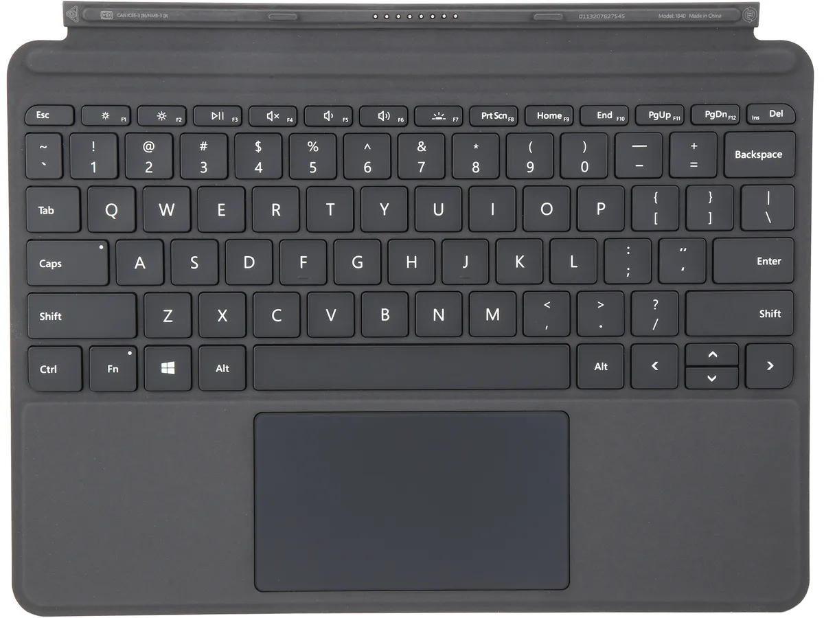 Microsoft Microsoft KCM-00001 Surface Go Type Cover Black 2 in 1 accessory — product photo