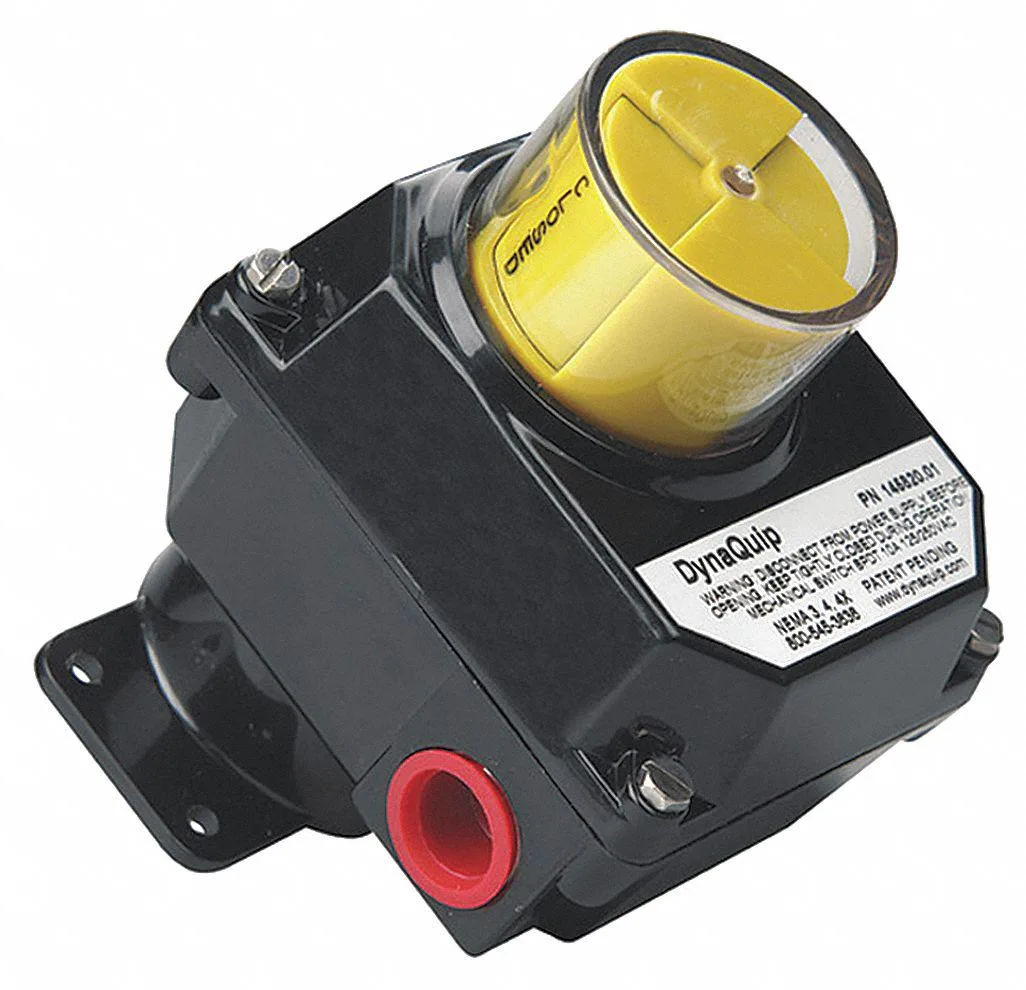 Small rectangular plastic limit switch kit with mounting hardware