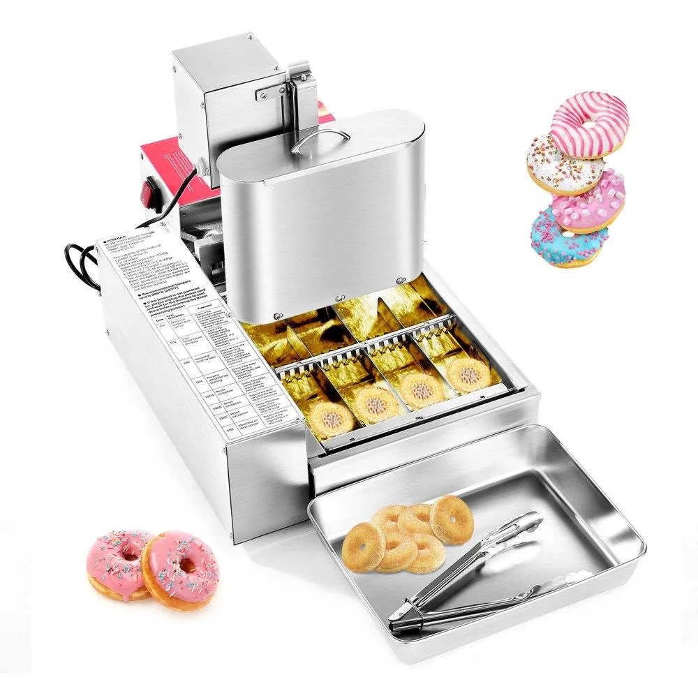VEVOR VEVOR Automatic Donut Machine 4 Rows 240 pcs/h 2000W 304 Stainless Steel — product photo