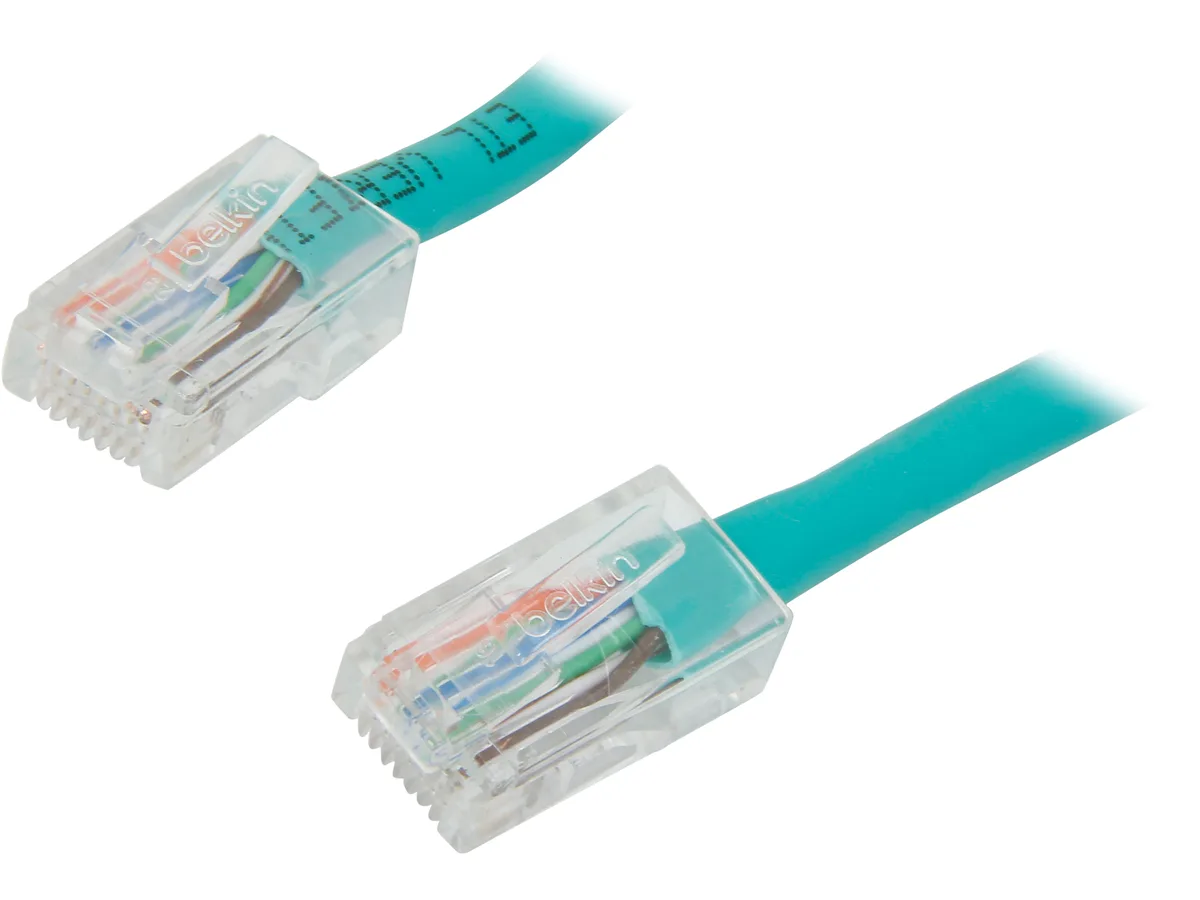 Belkin Belkin A3L791-25-GRN Cat 5E network ethernet cable 25 ft Green — product photo