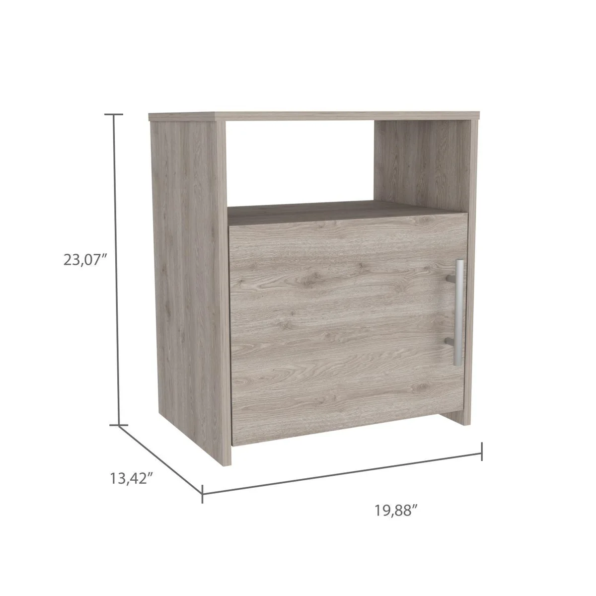 tuphen tuphen Cuarzz Nightstand Light Gray — product photo