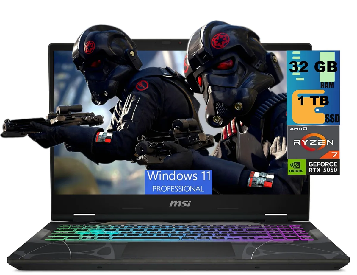 MSI MSI Cyborg A15 gaming laptop Ryzen 7 260 RTX 5060 16GB 512GB 15.6 144Hz — product photo