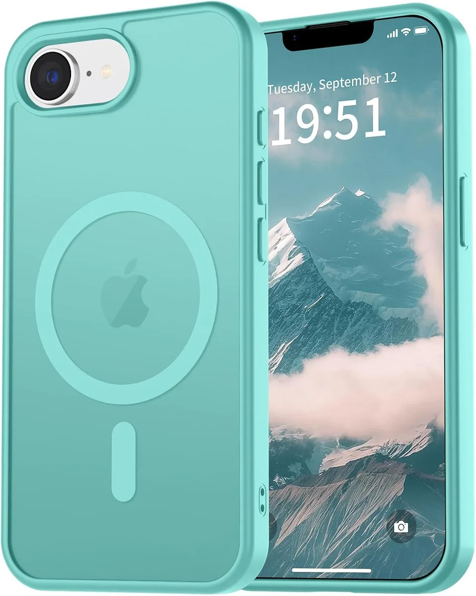 Transcend Transcend iPhone 16e/17e Magnetic Matte Case Blue Green — product photo