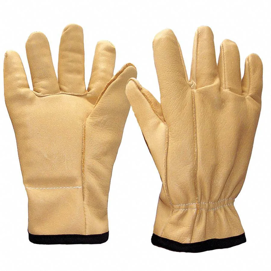 Impacto Impacto Anti-Vibration Gloves Leather Palm Tan BG650L — product photo
