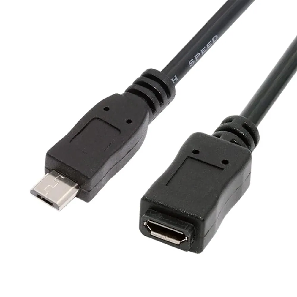 Fervit Fervit USB 2.0 Micro USB 5Pin Male to Female Extension Cable 20cm — product photo