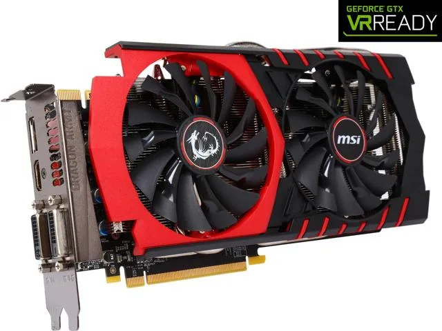 MSI MSI GeForce GTX 970 GAMING 4G graphics card — product photo
