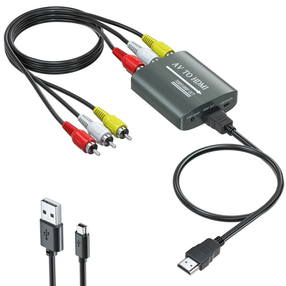 Setuact AV2HD_03 RCA to HDMI Converter 720p 1080p Black — product photo