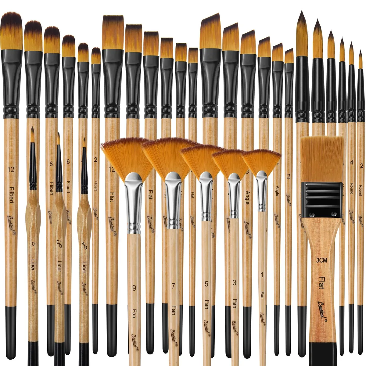 Avery 33 Paint Brush Set 33 Pcs Fine Art — product photo