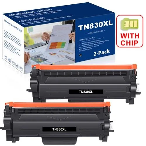 NShi NShi TN830XL 2-pack toner cartridge 3000 pages — product photo