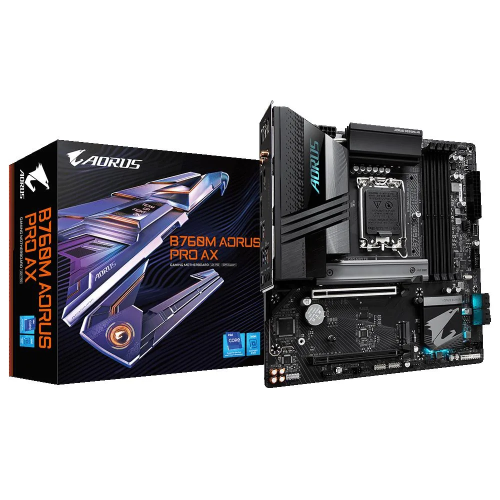 GIGABYTE GIGABYTE B760M AORUS Pro AX Intel motherboard — product photo