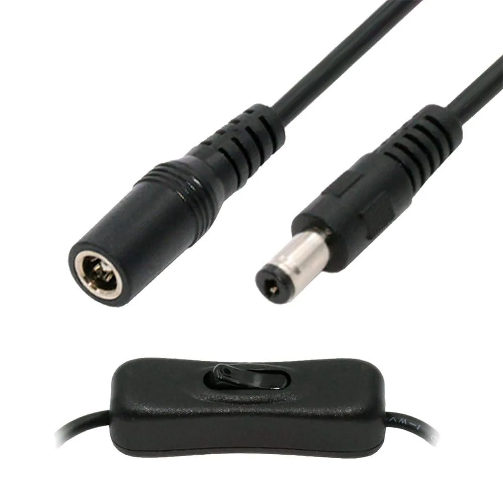Fervit Fervit DC Switch Cable 5.5x2.1mm Male to Female Power Only — product photo