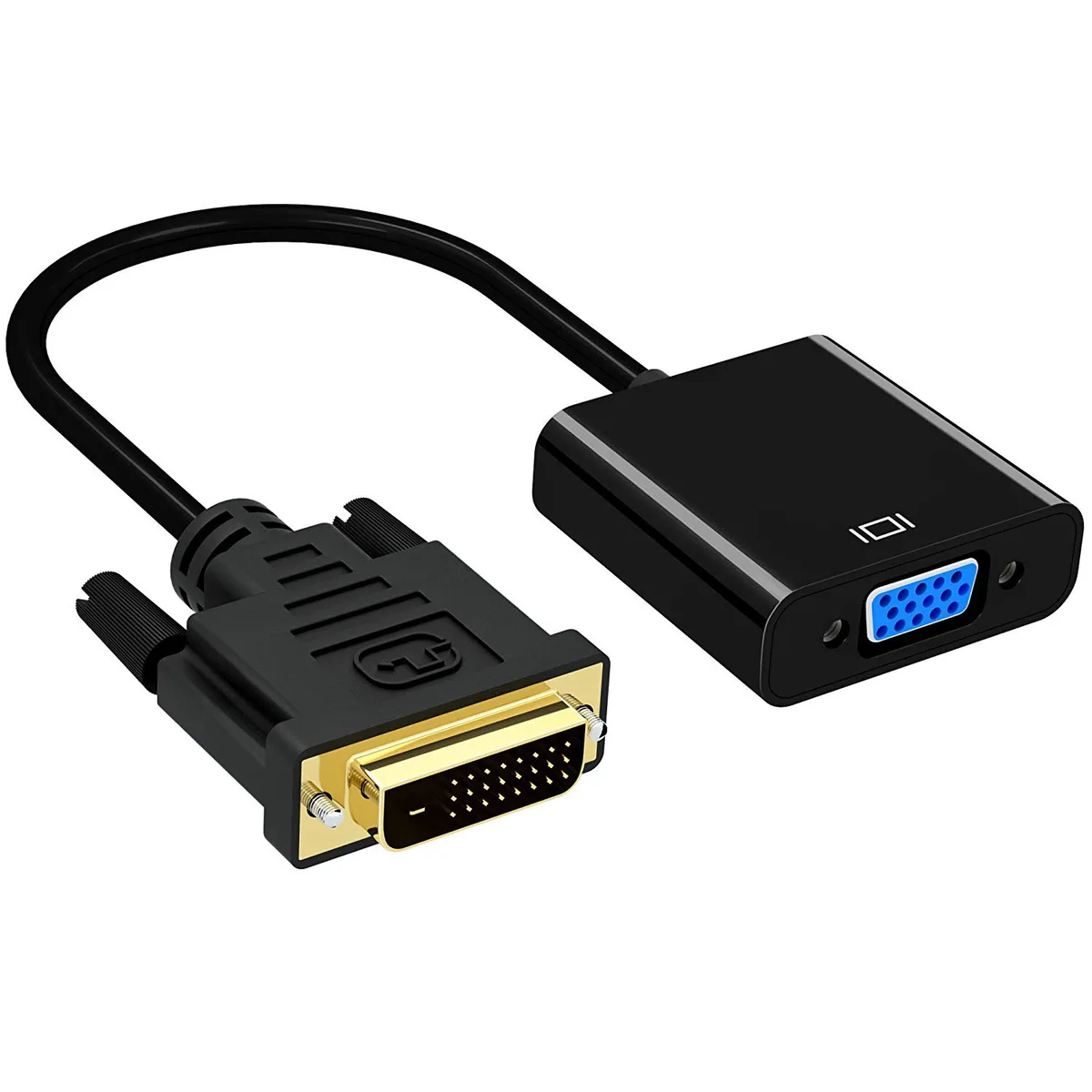 Jansicotek Jansicotek Active DVI-D Dual Link 24+1 Male to VGA Female Converter — product photo