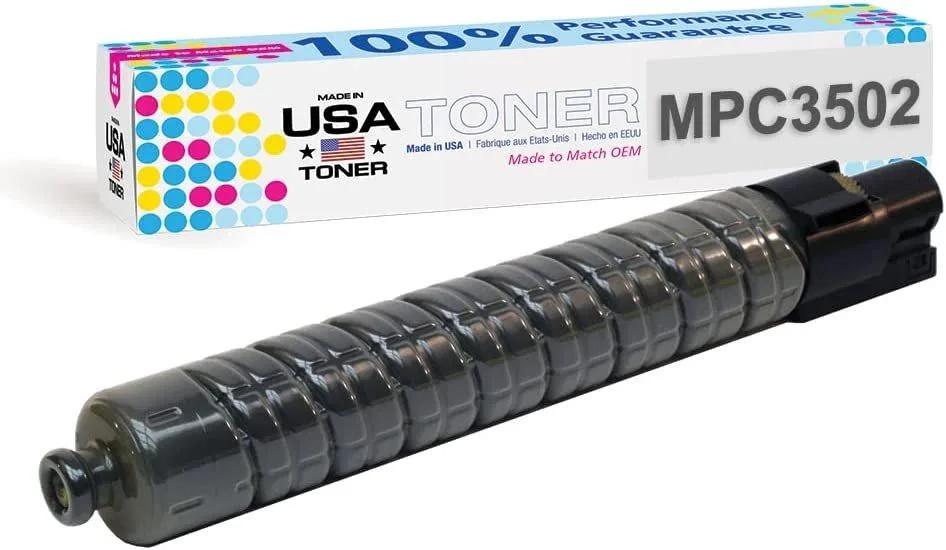 MADE IN USA TONER MADE IN USA TONER Compatible Black Toner Cartridge for Ricoh MP C3002 C3502 841735 28,000 Pages — product photo
