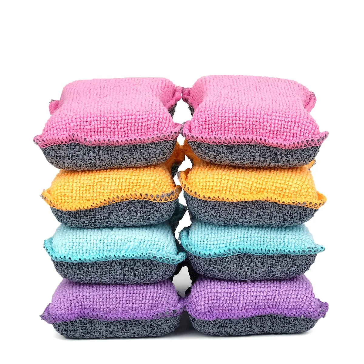 3M Microfiber Cleaning Scrubber Pack of 8 — product photo