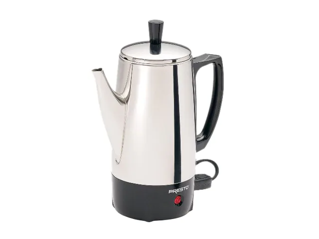 PRESTO PRESTO 02822 6-Cup Stainless Steel Percolator 120V 500W — product photo