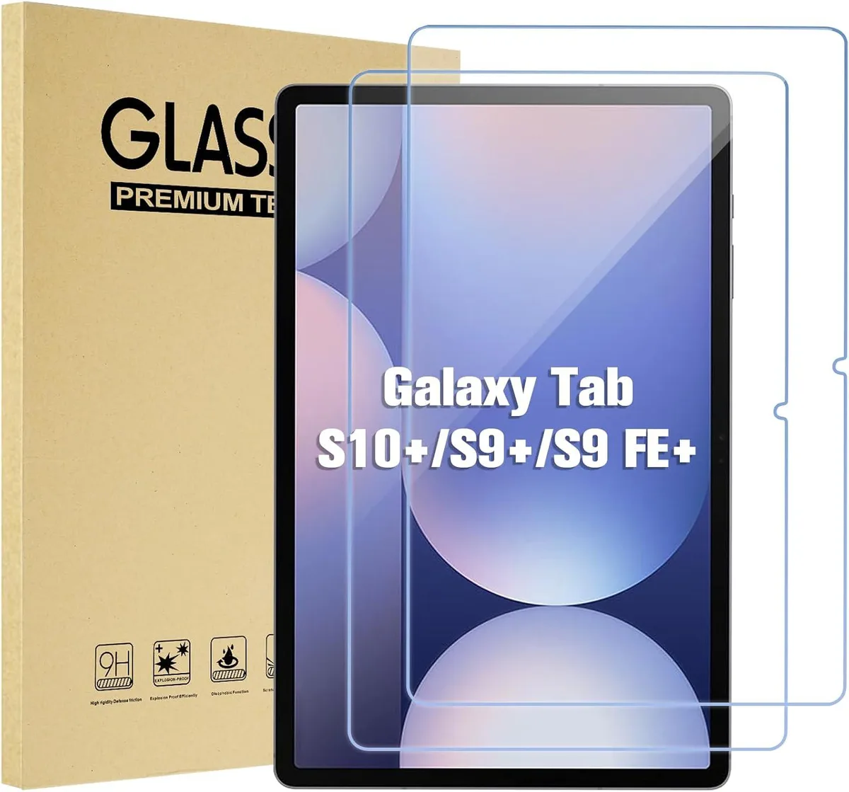 Leelbox Leelbox SM-X610/SM-X616B Screen Protector 2 Pack 12.4 Inch 9H Tempered Glass — product photo