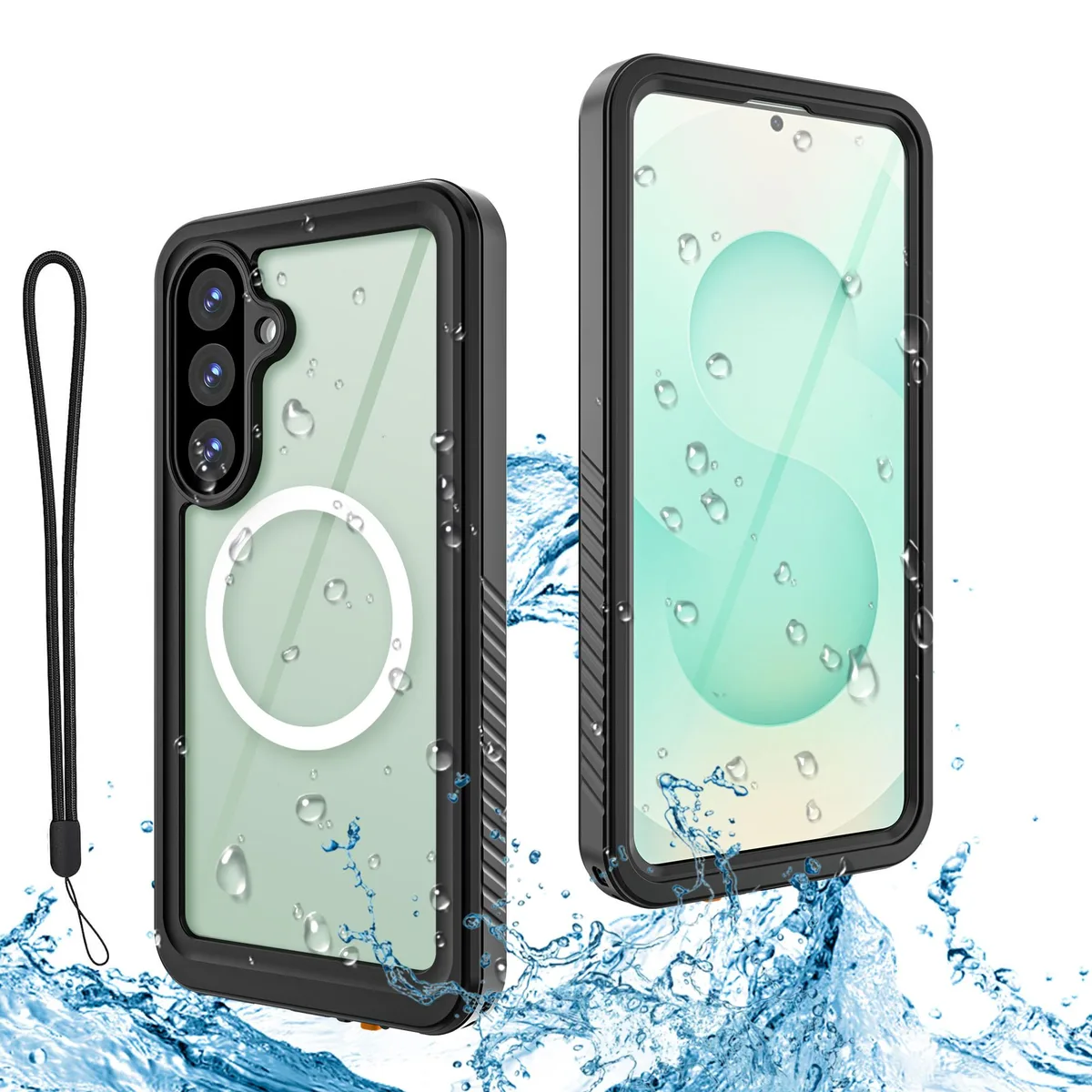 BONAEVER BONAEVER Waterproof Case for Samsung Galaxy S26 Plus MagSafe IP68 Black — product photo