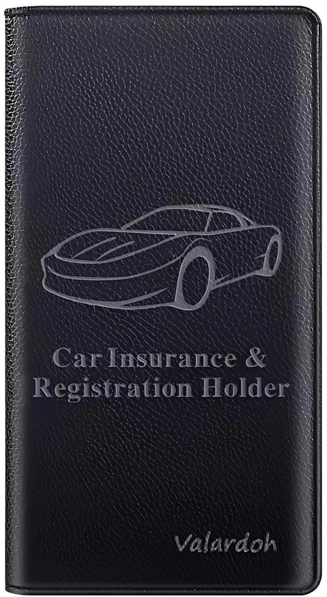  Valardoh V-qcwjj Car Document Holder 9.5" x 5.1" Black — product photo