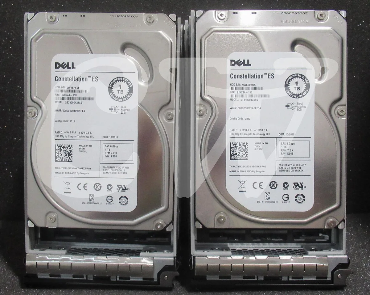 DELL DELL ST31000424SS 1000GB 7200RPM SAS 3.5 internal hard drive — product photo