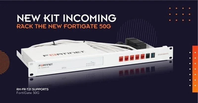Rackmount.IT, LLC Rackmount.IT, LLC RM-FR-T21 1U Rack Mount Kit for FortiGate 50G Series — product photo