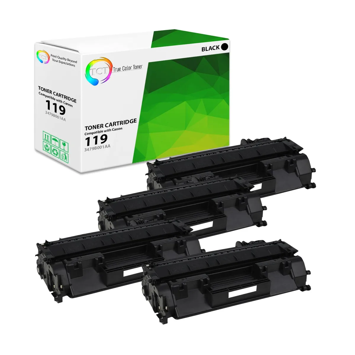 True Color Toner True Color Toner 119 Black Toner Cartridge 4 Pack 2100 Pages — product photo