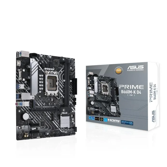 ASUS ASUS PRIME B660M-K D4-CSM Intel motherboard — product photo