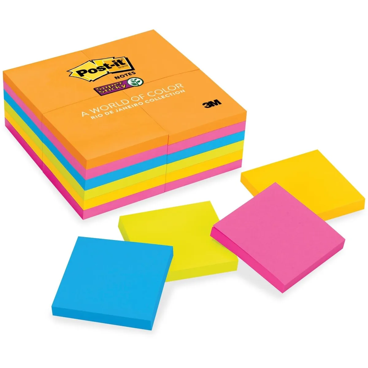 3M 3M 65424SSAU Post-it Super Sticky Notes 24 Pack — product photo