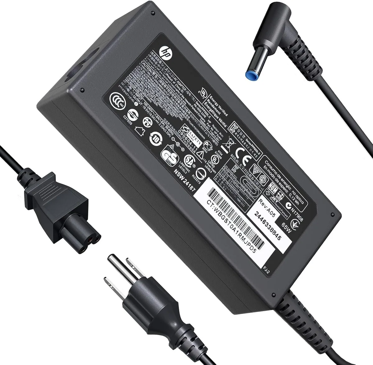 Blueskysea Blueskysea 65W AC Adapter Blue Tip 4.5x3.0mm — product photo