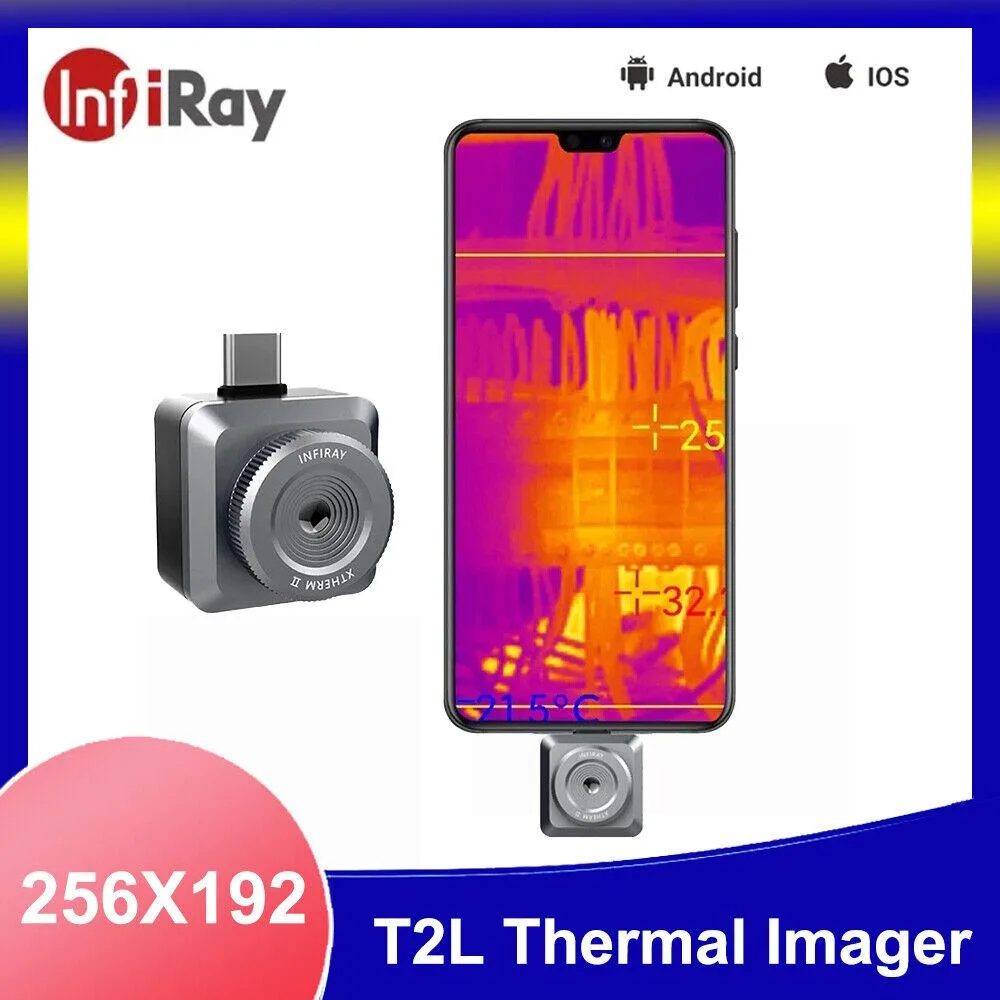 Coin-size thermal imager with Lightning connector for iPhone