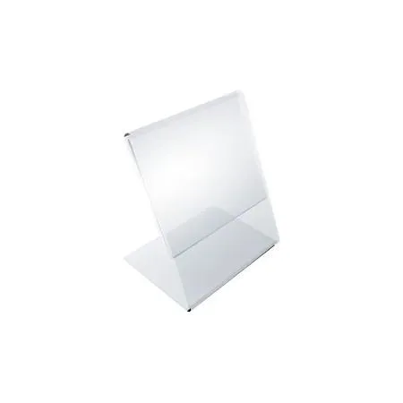 Azar Displays Azar Displays 112741 Angled Sign Holder Clear Pack of 10 — product photo