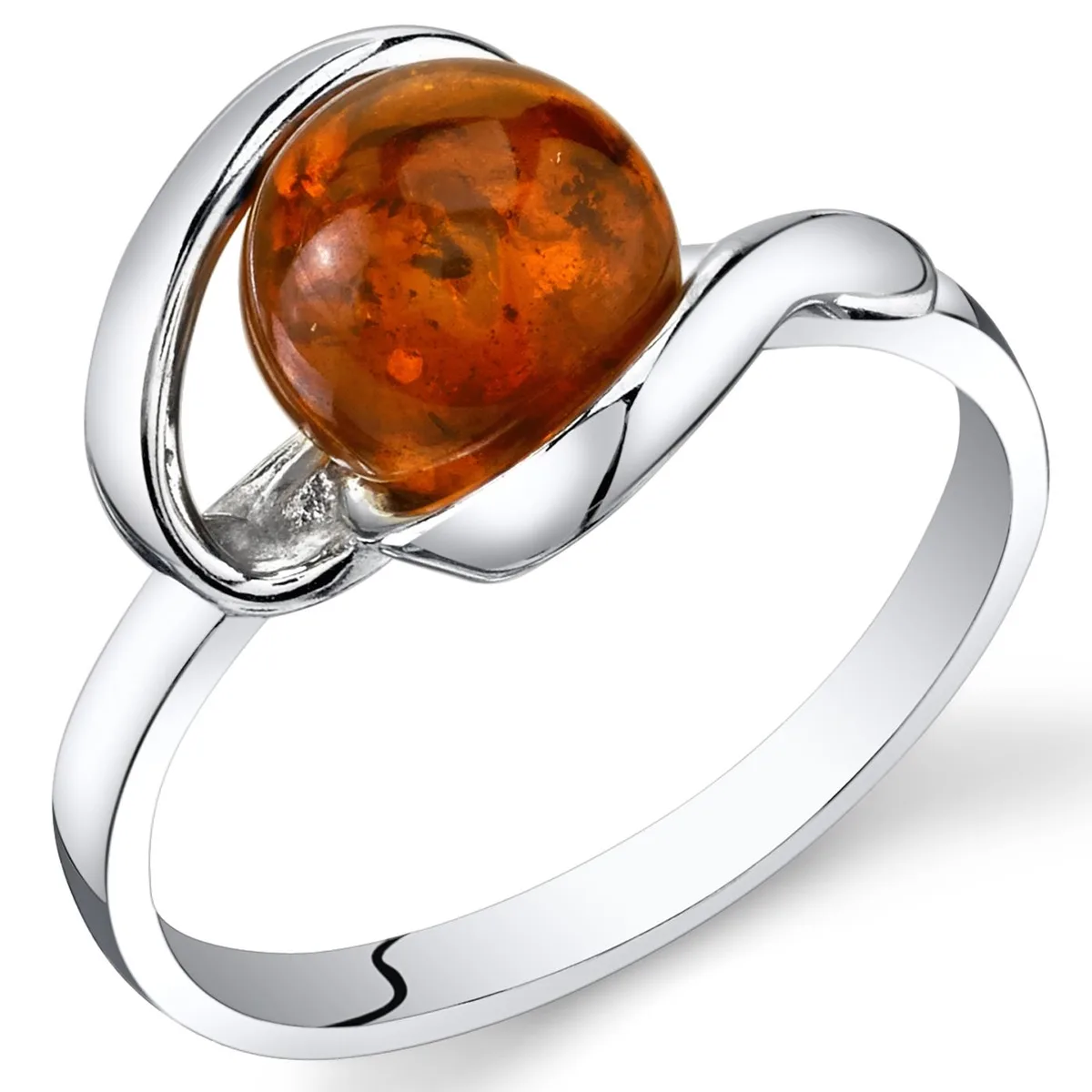 Oravo Oravo SR11302 Sterling Silver Baltic Amber Ring 1.3g 925 — product photo
