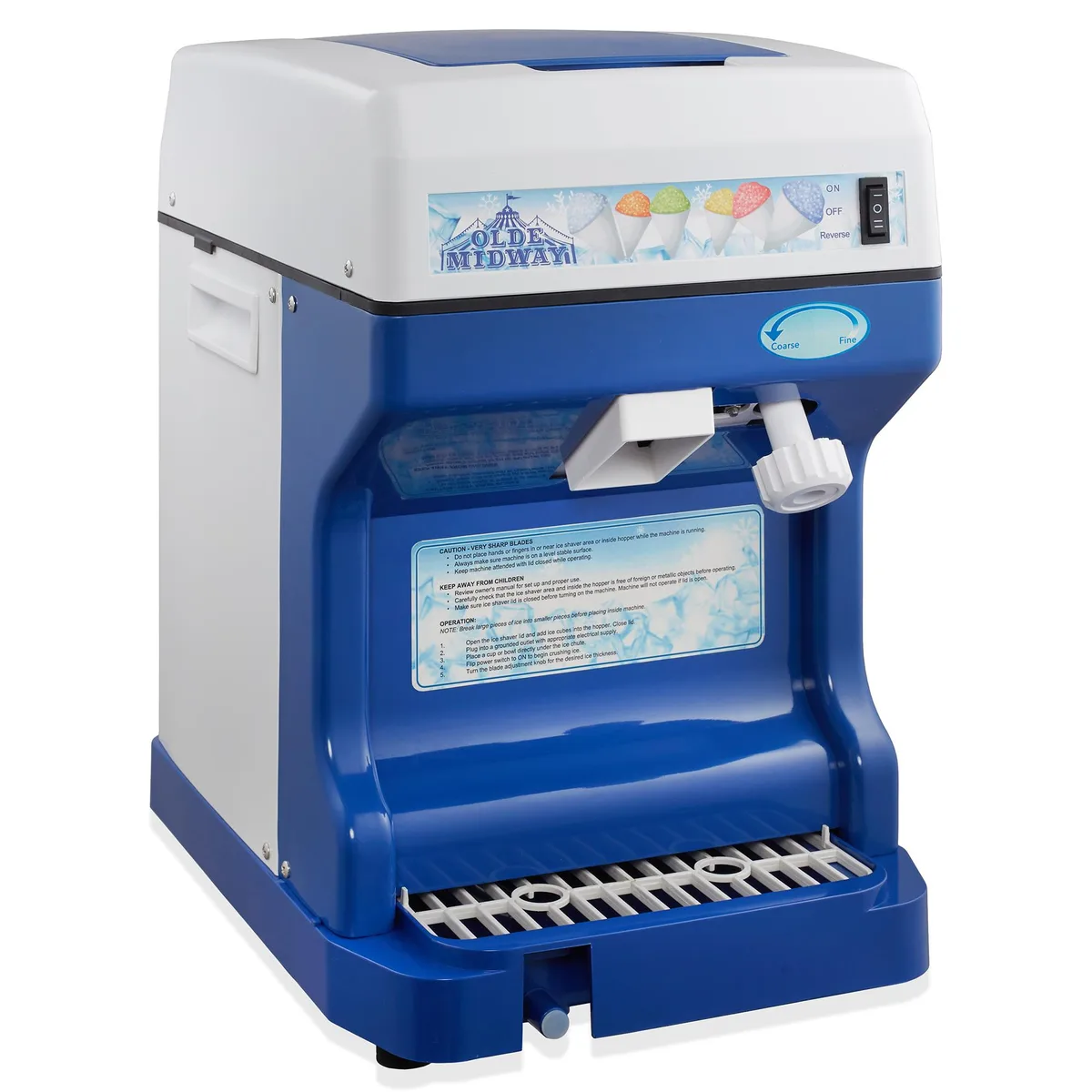 Olde Midway Olde Midway Snow Cone Machine 250 W 265 lb/h White — product photo